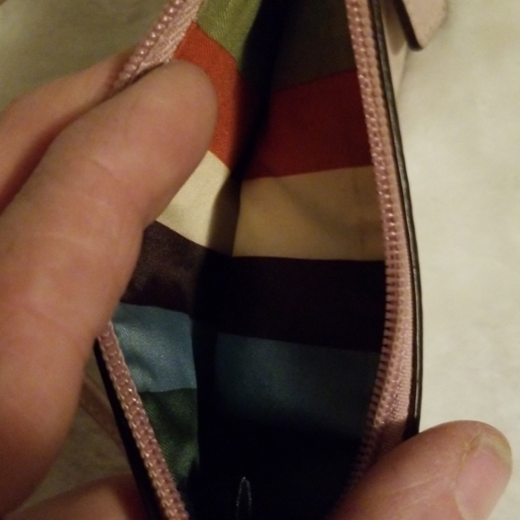 Coach Poppy Iridescent Wristlet - Picture 4 of 5